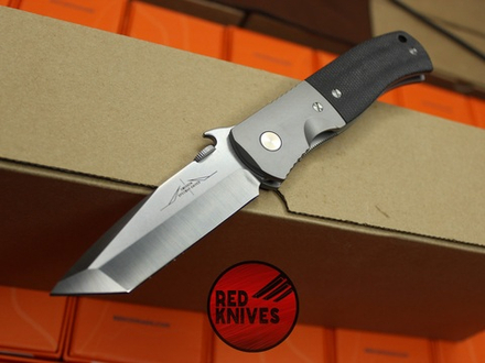 Нож Emerson CQC-7 - титановые больстеры, темная микарта