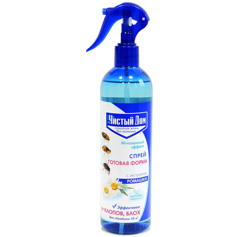 Спрей против клопов и блох «Чистый дом» 400мл