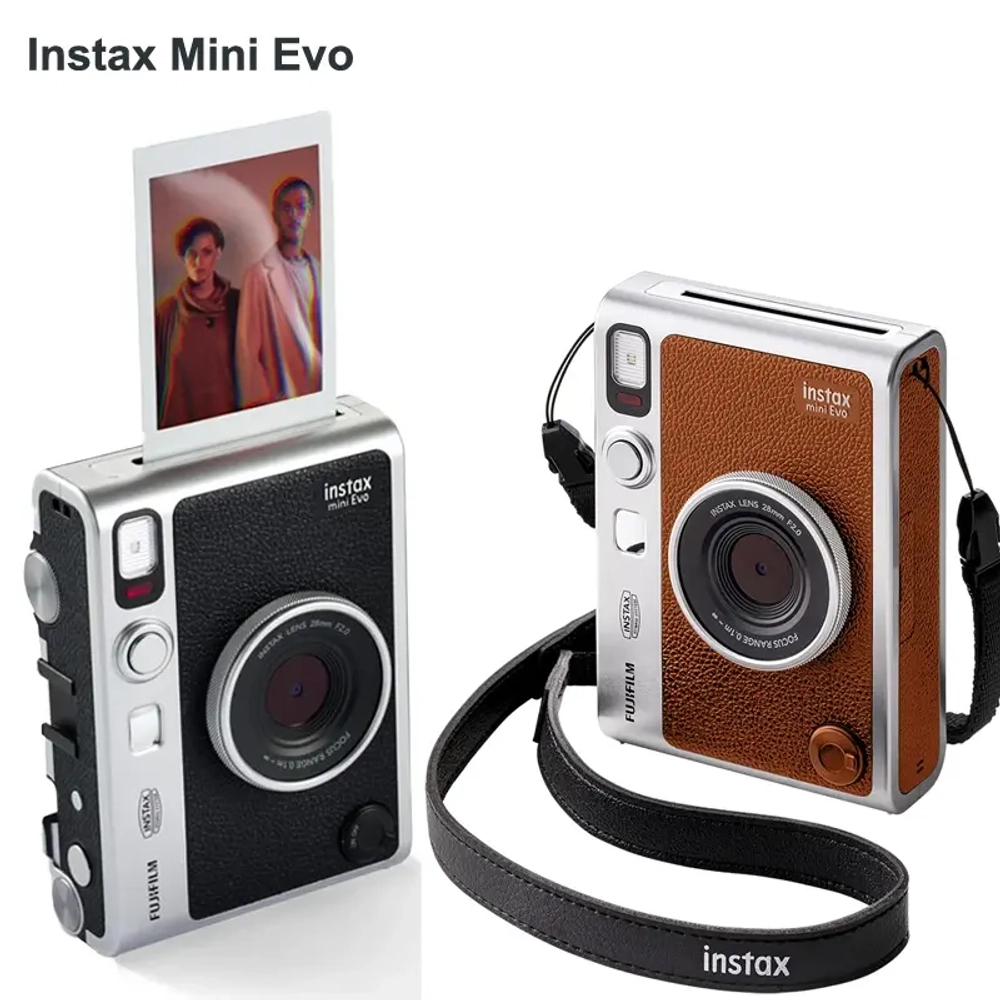 FUJIFILM instax mini evo гибридный фотоаппарат мгновенной печати