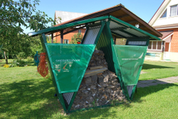 Садовый органайзер - дровница GreenStorage коричневый