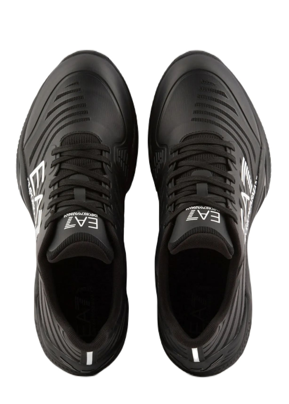 Мужские кроссовки теннисные EA7 Unisex Woven Sneaker Clay - черный