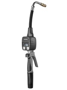 Раздаточный пистолет для масла с цифровым счетчиком, гибкий наконечник 90°, ручной каплеотсекатель