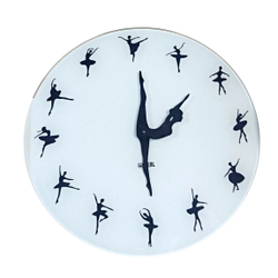 Настенные часы Идеал Ballet Dancer Modern Wall Clock, 28 см, Декор для дома, подарок