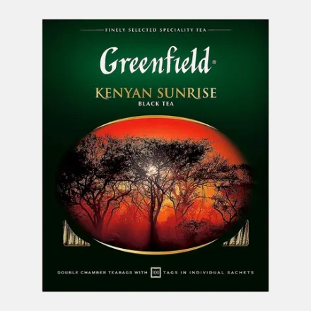 Чай черный Greenfield Kenyan Sunrise 100пак