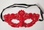 Красная роскошная маска (Цвет: красный)