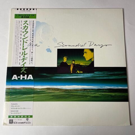 Винтажная виниловая пластинка LP A-ha Scoundrel Days (Japan 1986) (Obi)