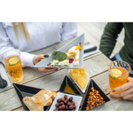 Менажница tangram ready, черно-бело-серая