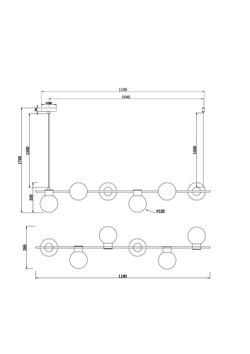 Подвесной светильник Freya FR5232PL-06B1