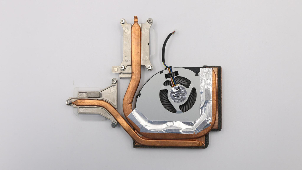 Радиатор с вентилятором для ноутбука Lenovo ThinkPad T540P (04X3801), оригинал