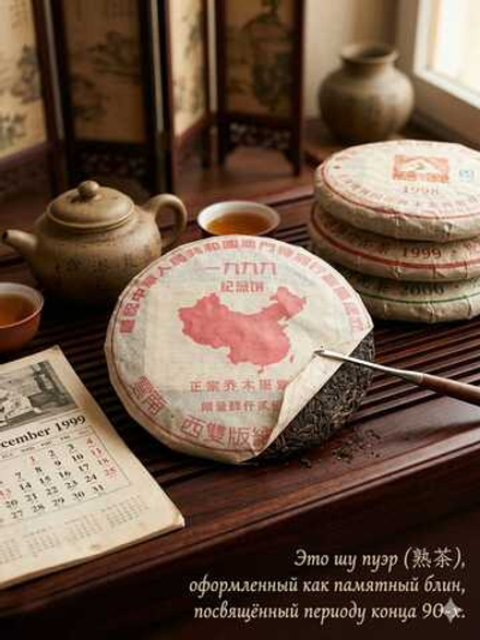 Пуэр «一九九八 纪念饼» — 1998 год (Коммеморативный блин)