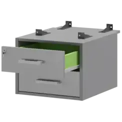 Тумба подвесная для столов на м/каркасе гл.730 мм АМТ2-02Ц.73  432x546x360 Арго-М