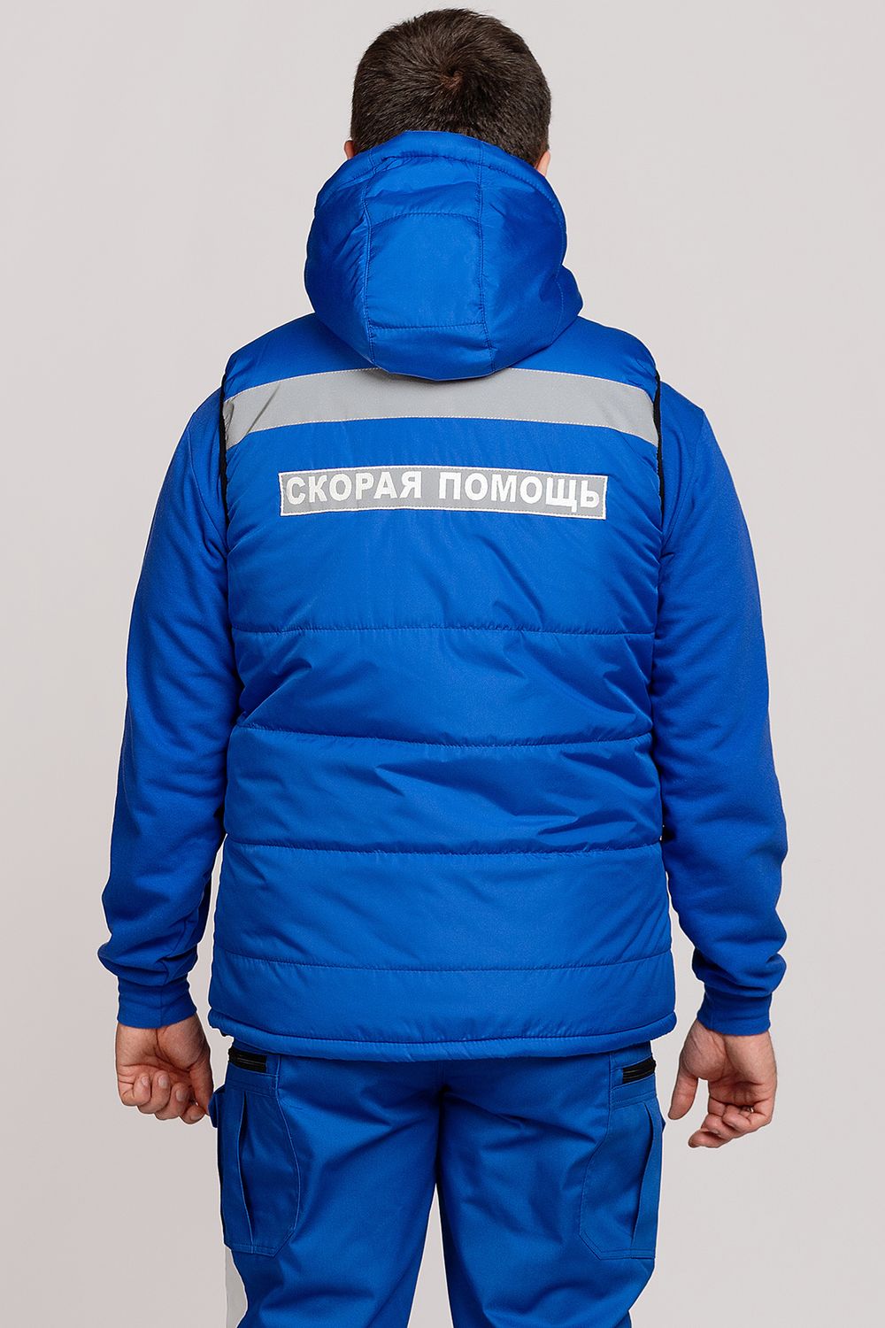 Жилет утепленный с капюшоном  мужской СП MedicLine