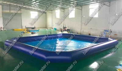 Надувной бассейн «Одноцветный» 8*8*0,65 м