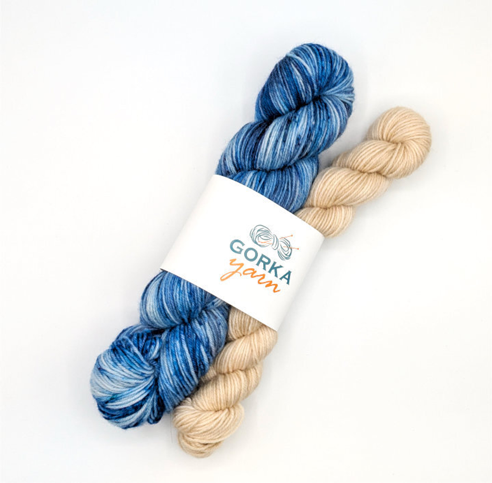 Носочная пряжа, набор, цвет "Пляж"