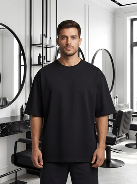 Футболка мужская оверсайз для парикмахера