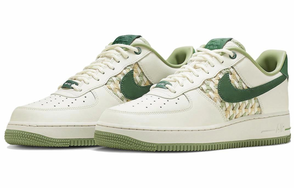 Кроссовки Nike Air Force 1 Low "Light Bone And Gorge Green"