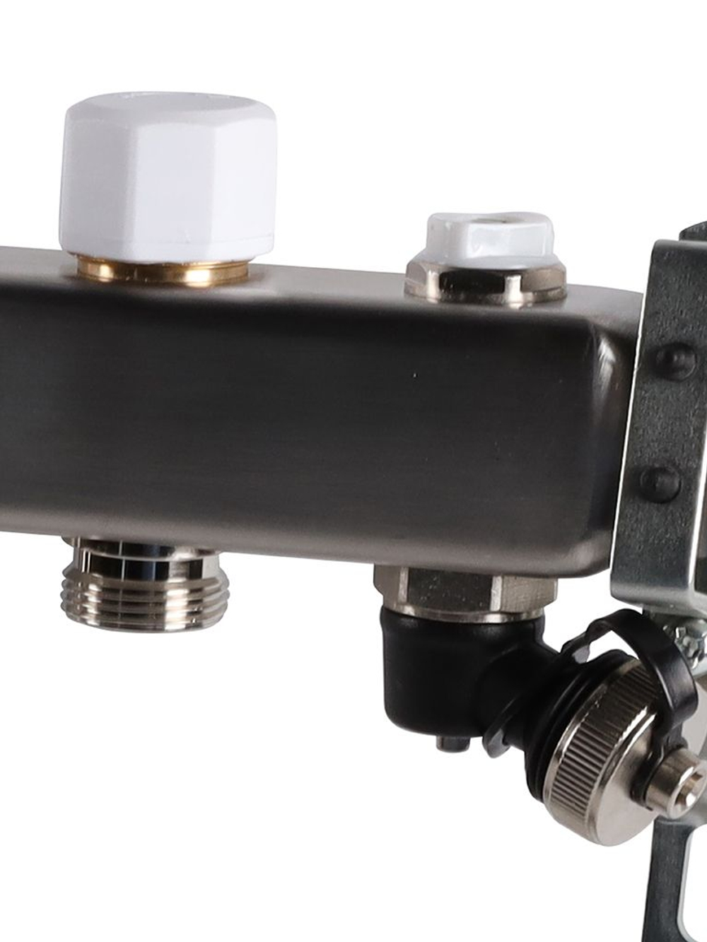 Коллекторная группа ROMMER 12 выходов нержавеющая сталь RMS-3201-000012