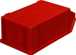 Ящик сплошной 400×230×150 мм, объем 13.8 л., арт.: 7963, красный, код: 00567