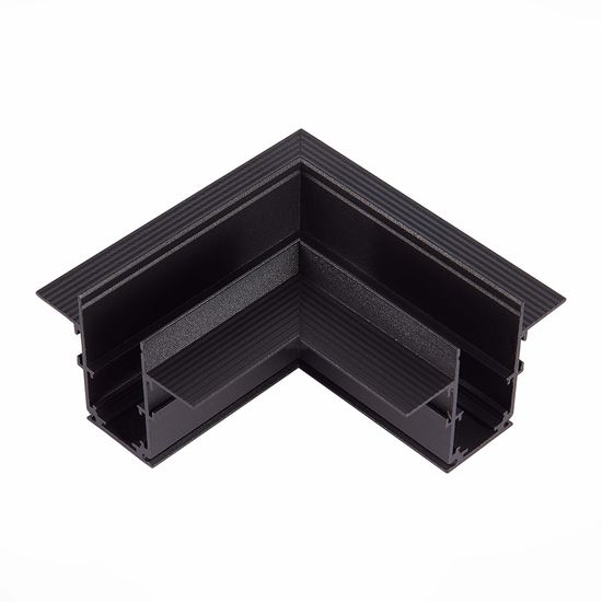 ST007.429.00 Угол-соединитель для встраиваемого магнитного шинопровода под ГКЛ 9м ST-Luce Черный SKYLINE 48