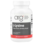 Allergy Research Group, L-лизин, 100 вегетарианских капсул (0,5 г в 1 капсуле)