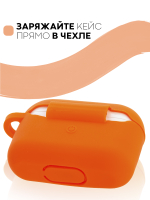 Чехол КАРТОФАН для Apple AirPods Pro (арт. AIRPRO-SLIM-SILICON-01-PEACH)