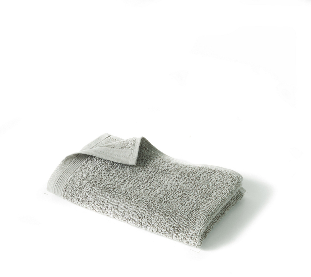 Полотенце 40x60 Blanc des Vosges Uni Silver silver серое