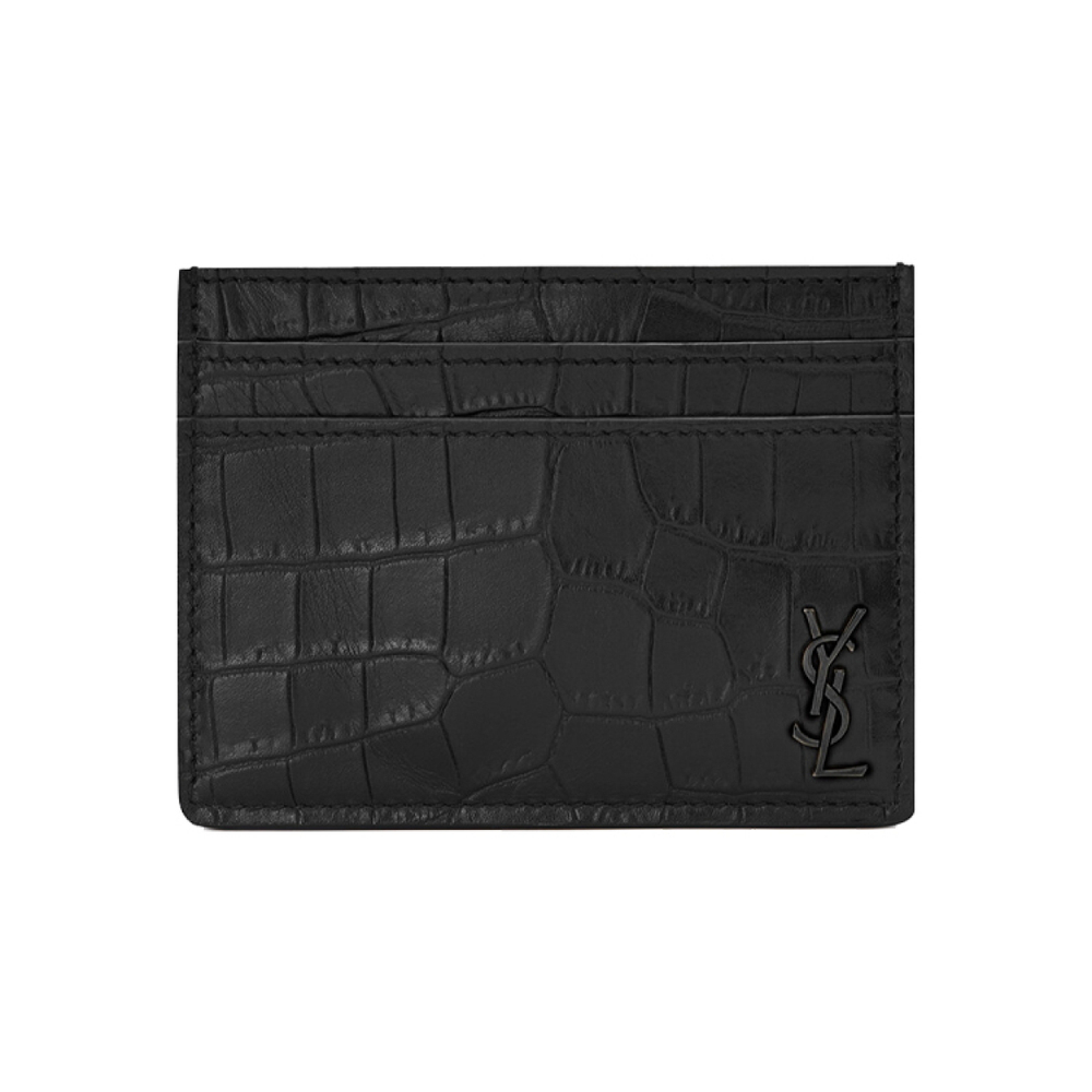 Картхолдеры и кошельки SAINT LAURENT YSL Logo, 607603-DZE0U-1000