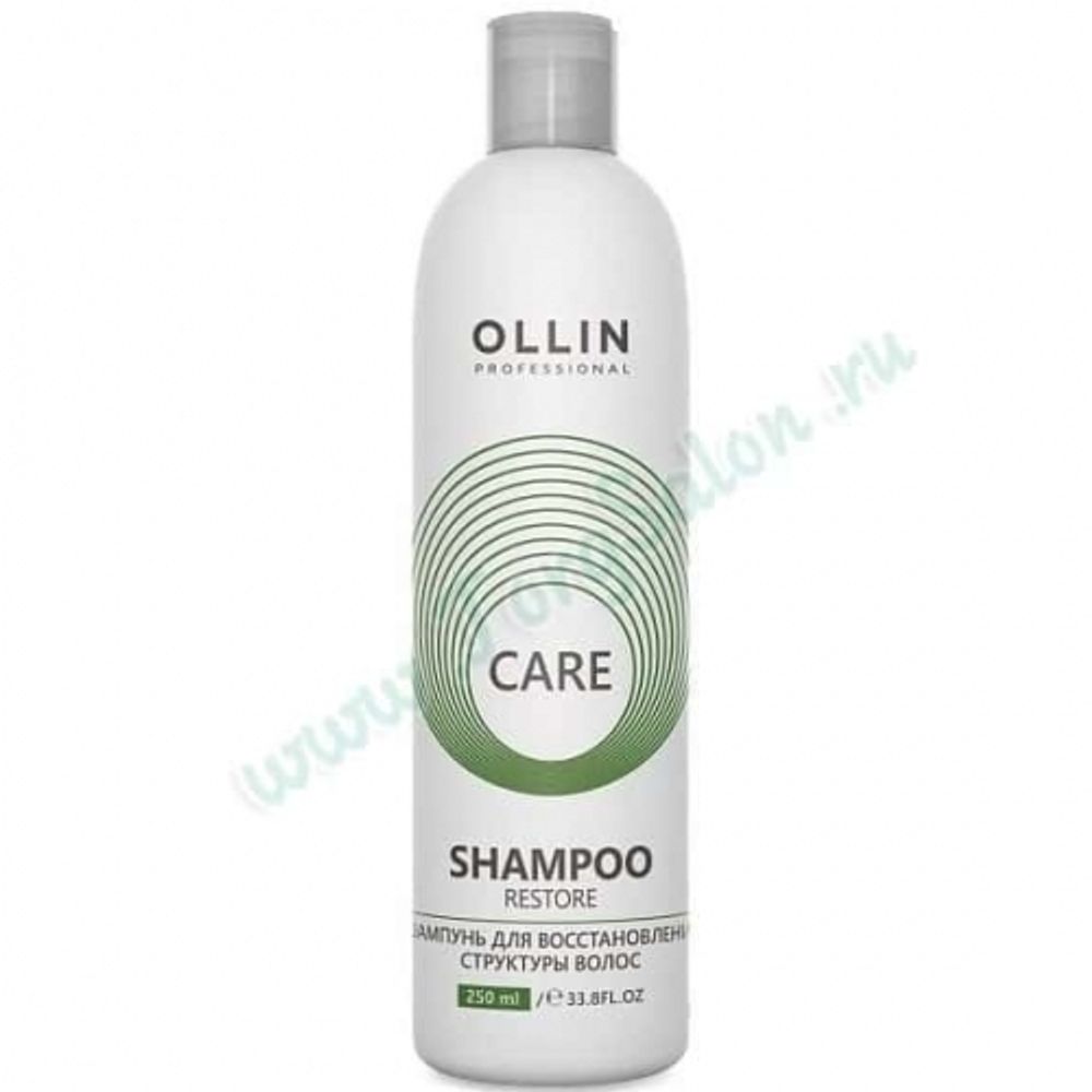 Шампунь для восстановления структуры волос «Restore Shampoo», Care, Ollin, 250 мл.