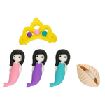 Ластик Qihao, фигурный, разборный, серия "Подводный мир", набор 5-8 шт