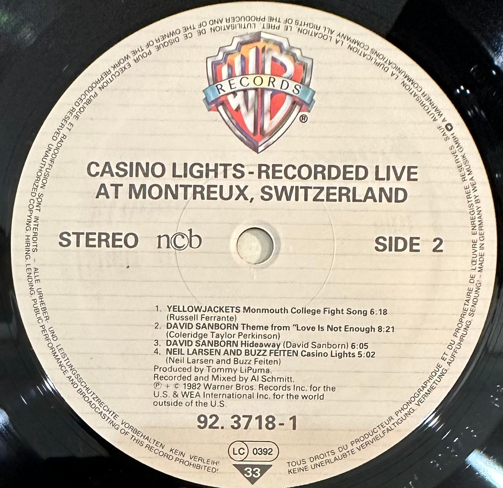 Сборник Casino Lights (Германия 1982г.)