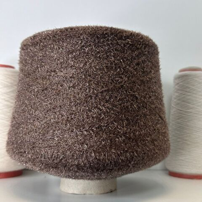 CROSBY - Torcitura di Domaso; люрекс, п/а; 600м/100гр; травка; col.170, цвет: коричневый; Есть бобинка: 240 гр