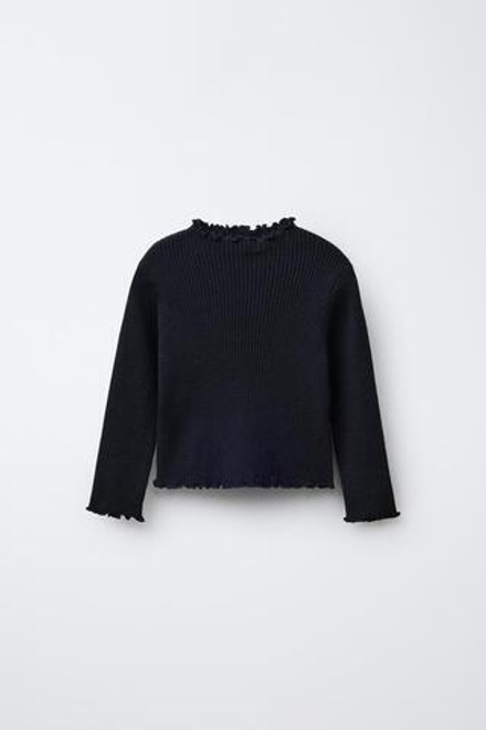 ZARA ЛОНГСЛИВ В РУБЧИК, СИНИЙ