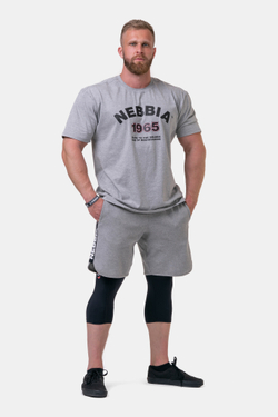 Мужская футболка Nebbia Golden Era T-shirt 192 Light grey