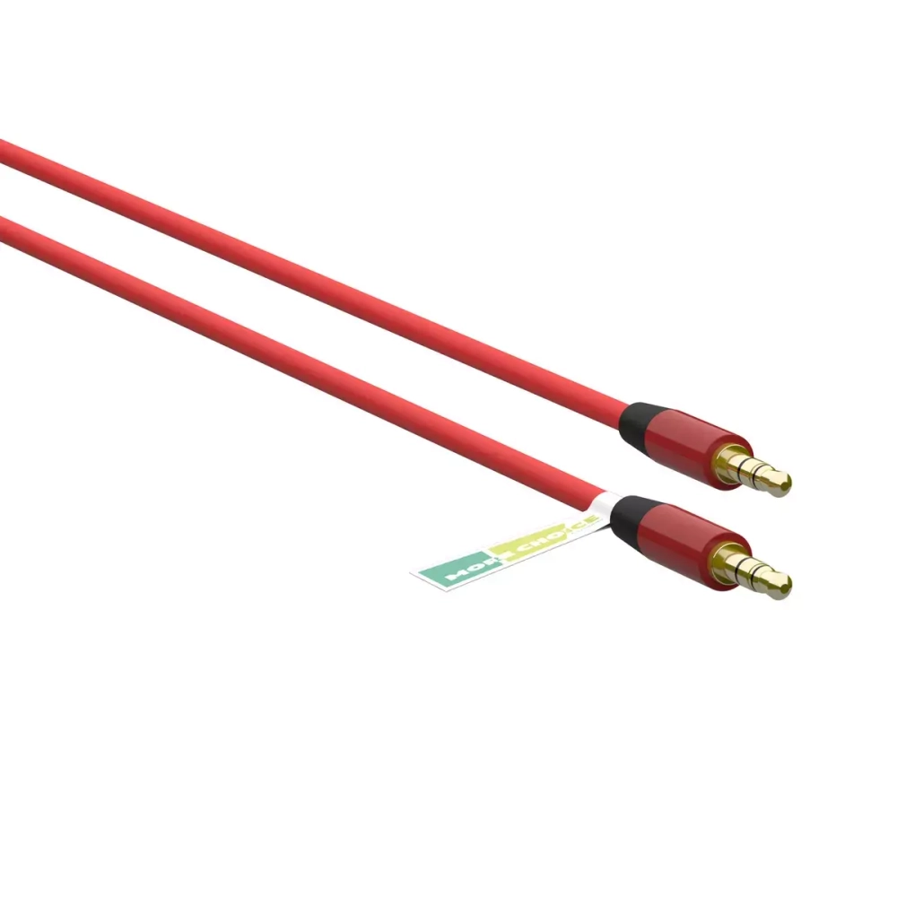 AUX cable 1.0m More Choice UK13 red