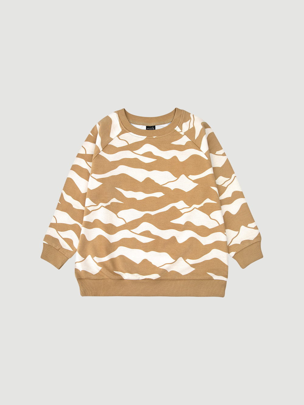 Свитшот оверсайз Mjölk Песчаные узоры