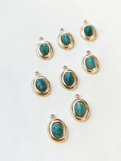 п839-ав Подвеска с камнем "Овал" 11*8мм, авантюрин