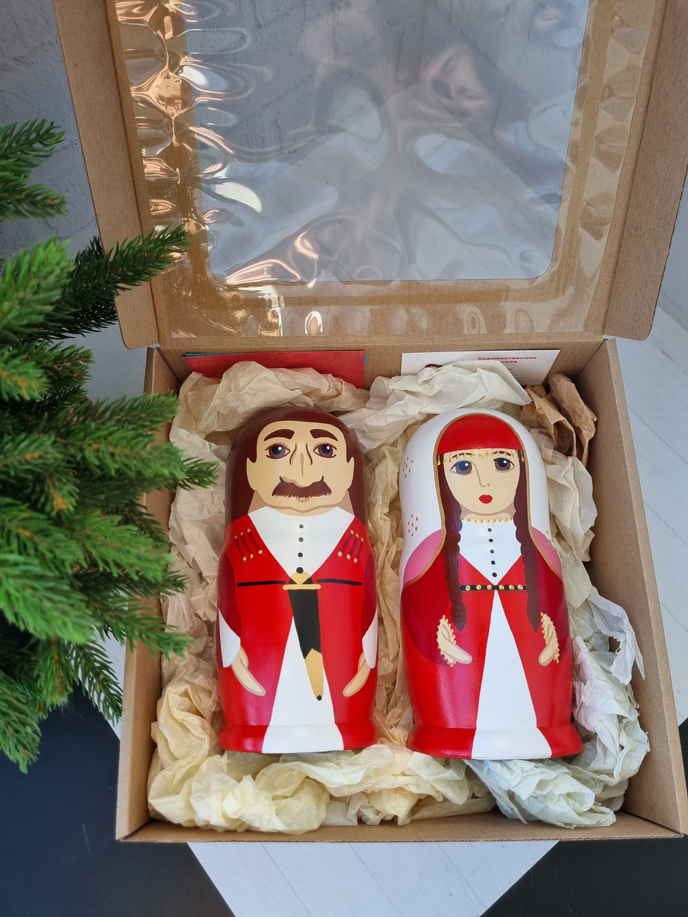Матрёшки "Грузинская пара" 2шт 18см