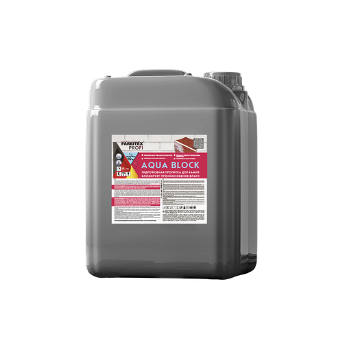 Грунтовка по минеральным поверхностям Aqua BLOCK (Аква Блок) FARBITEX PROFI