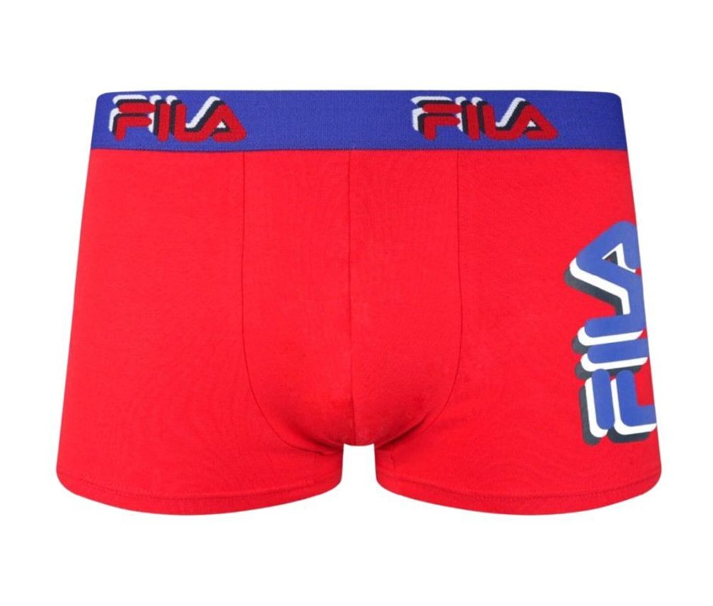 Мужские спортивные боксеры Fila Boxer Elastic Logo 1P - red