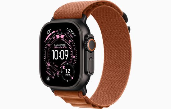 Умные часы Apple Watch Ultra 3, 49 мм, Black Titanium Terra Cotta Alpine Loop S