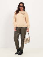 Брюки экокожа