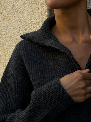 Джемпер-анорак JONI, антрацит