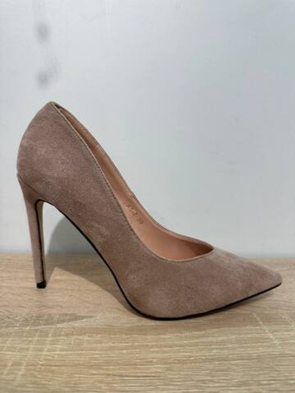 Туфли из эко замши