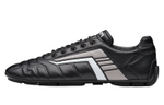 PRADA Leather Low top Casual Shoes Men"s Black