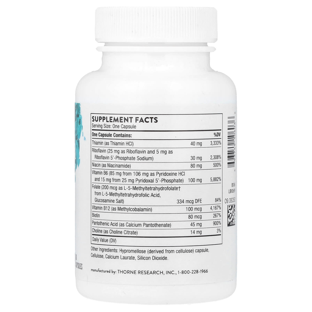Thorne, B-Complex #6, 60 капсул