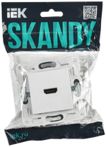 SKANDY Розетка HDMI SK-H01W арктический белый IEK