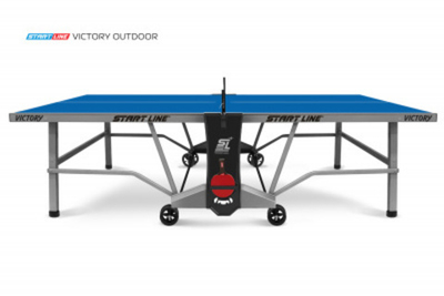 Стол теннисный VICTORY 6 Всепогодный Зелёный, синий.