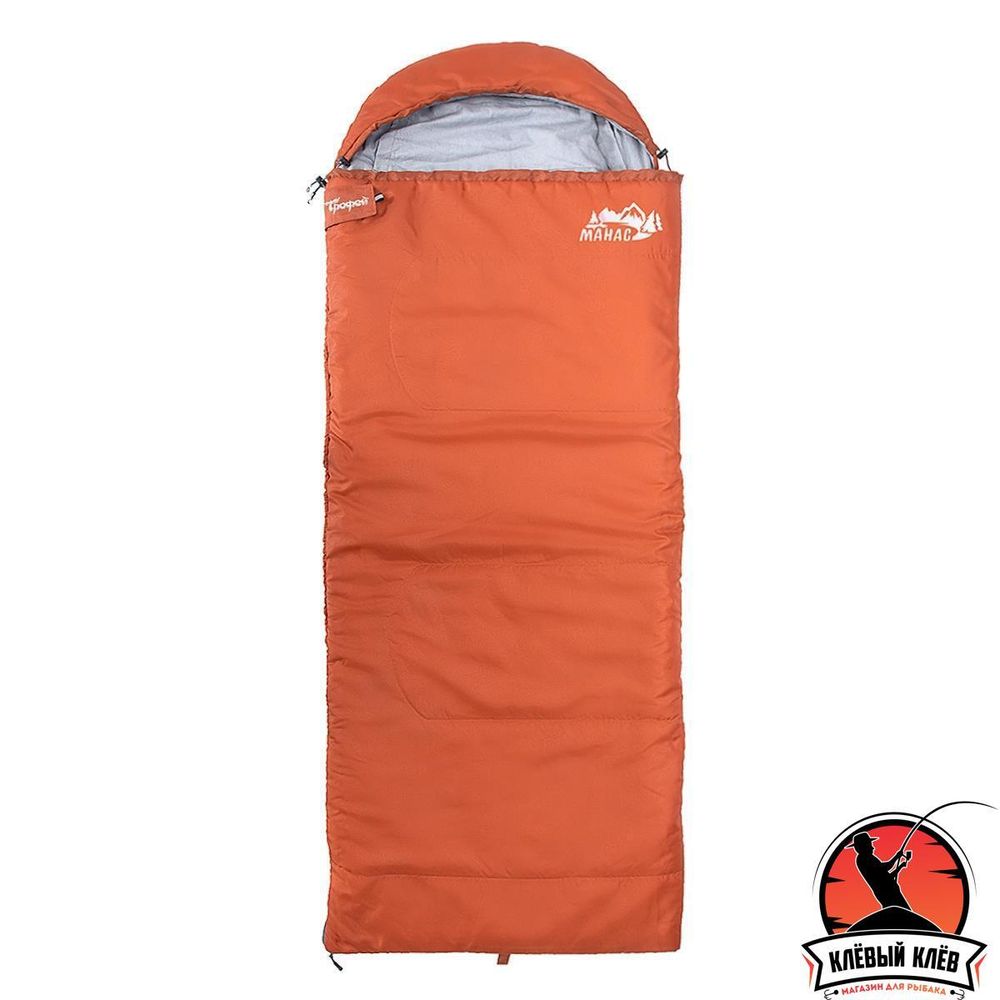 Спальный мешок туристический Манас (TR-SB-M-400WR 220х90) Трофей