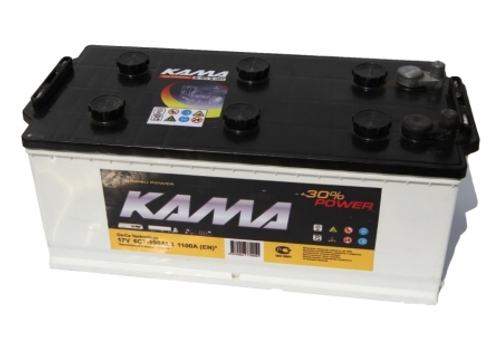 АКБ КАМА 6СТ-190АПЗ, L+, п.п. (з-д ZHERSU POWER, Казахстан)