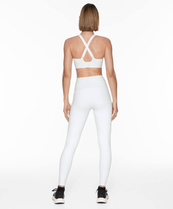 OYSHO Компрессионные легинсы Compressive Basic до щиколотки, длина 65 см, белый